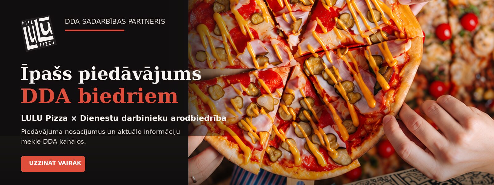 DDA un PICA LuLū sadarbība — īpašs piedāvājums biedriem