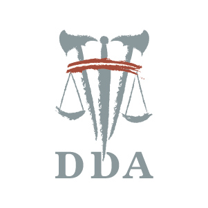 Dienestu darbinieku arodbiedrības DDA logo